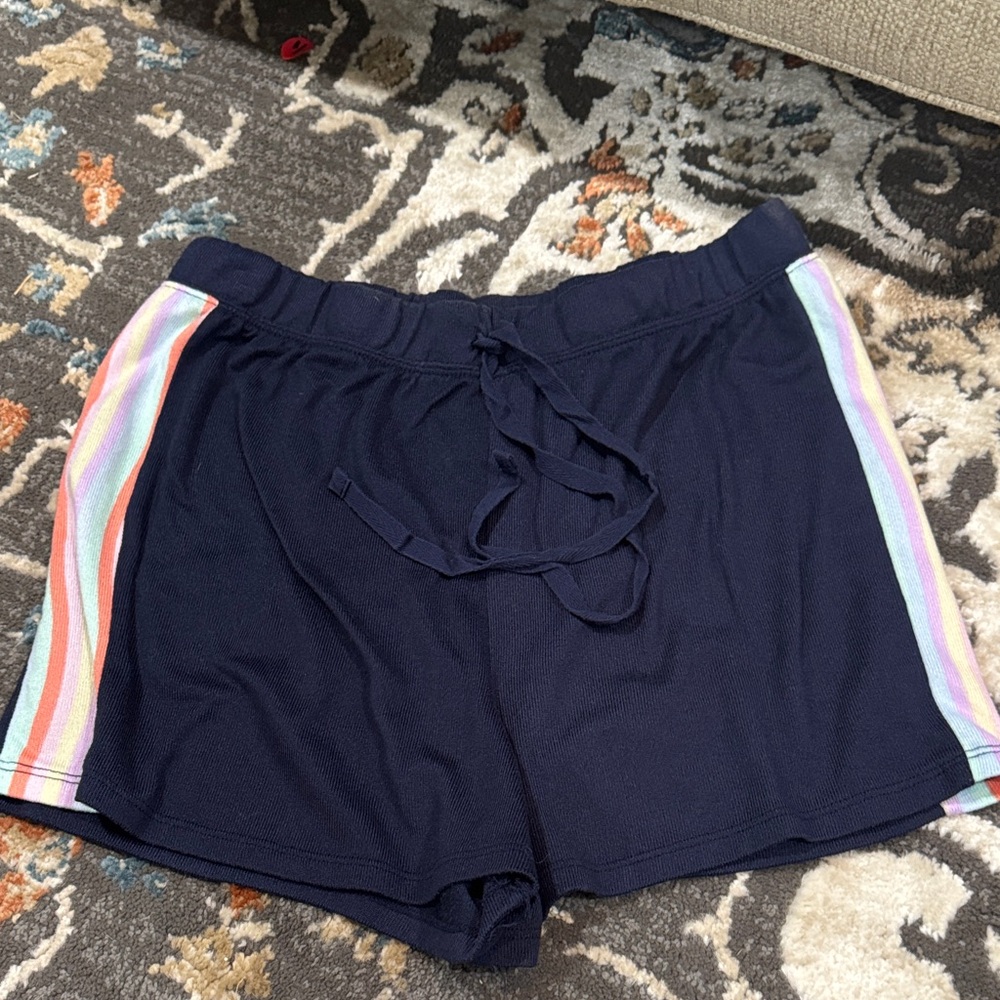 Kikit Shorts Stretch‎ Drawstring Navy Women’s Size Large
